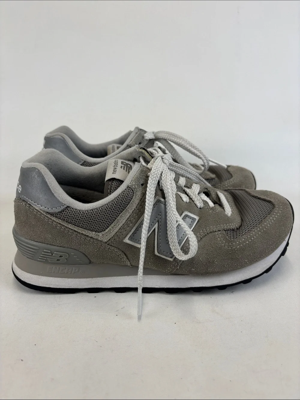 NEW BALANCE Women's Athletic Sneakers 574 Classic Gray/White Size 6.5